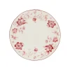 Assiette de dessert en faïence rouge d20cm - Margaux