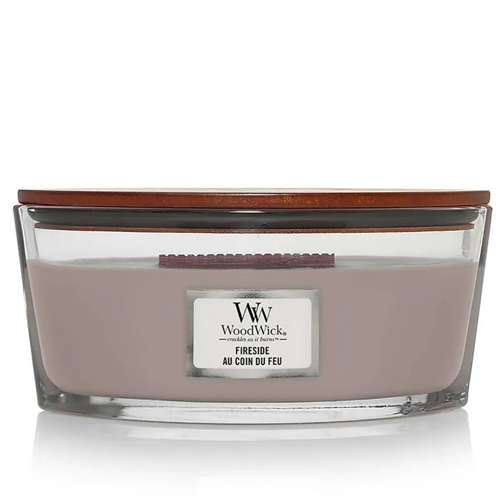 Bougie ellipse parfumée Coin du feu