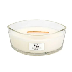 Bougie ellipse parfumée Teck Blanc
