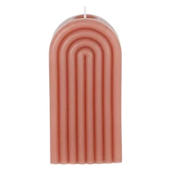 Bougie en cire rose poudre - Funny