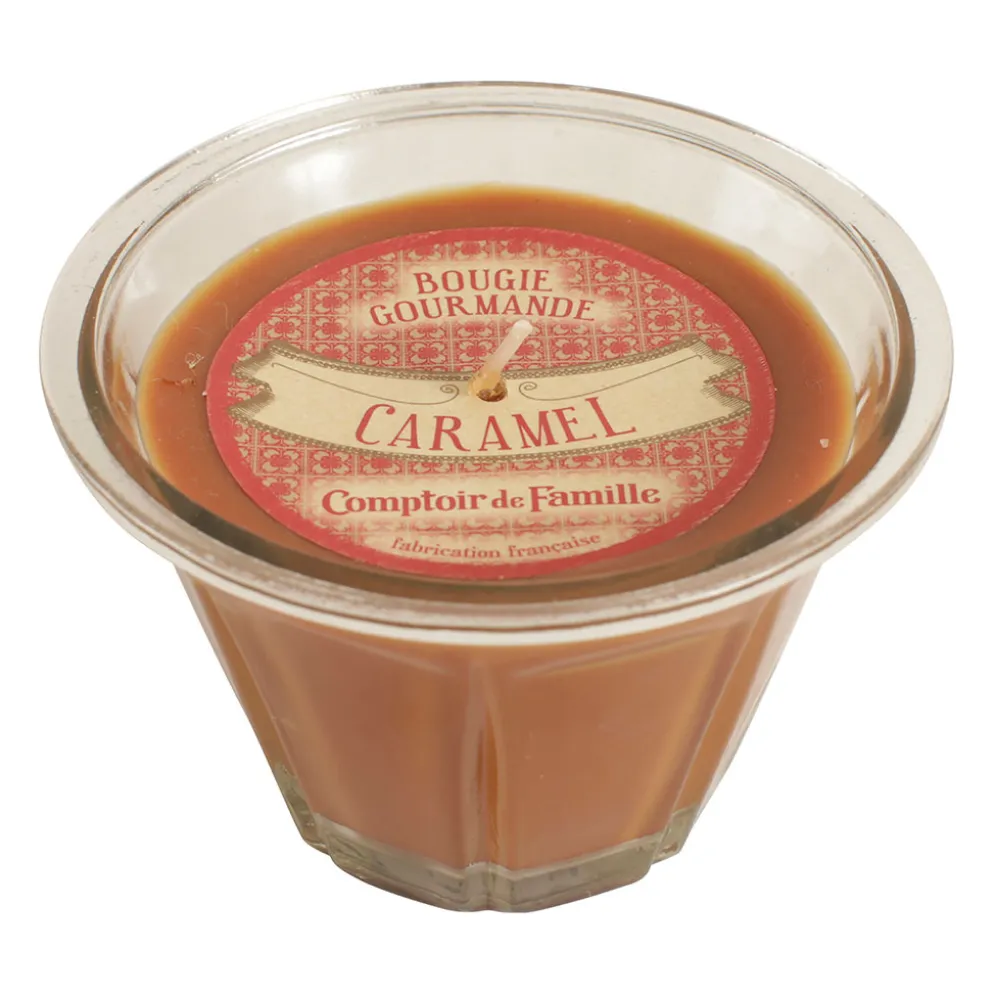 Bougie senteur caramel