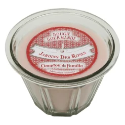 Bougie senteur jardin des rose poudré
