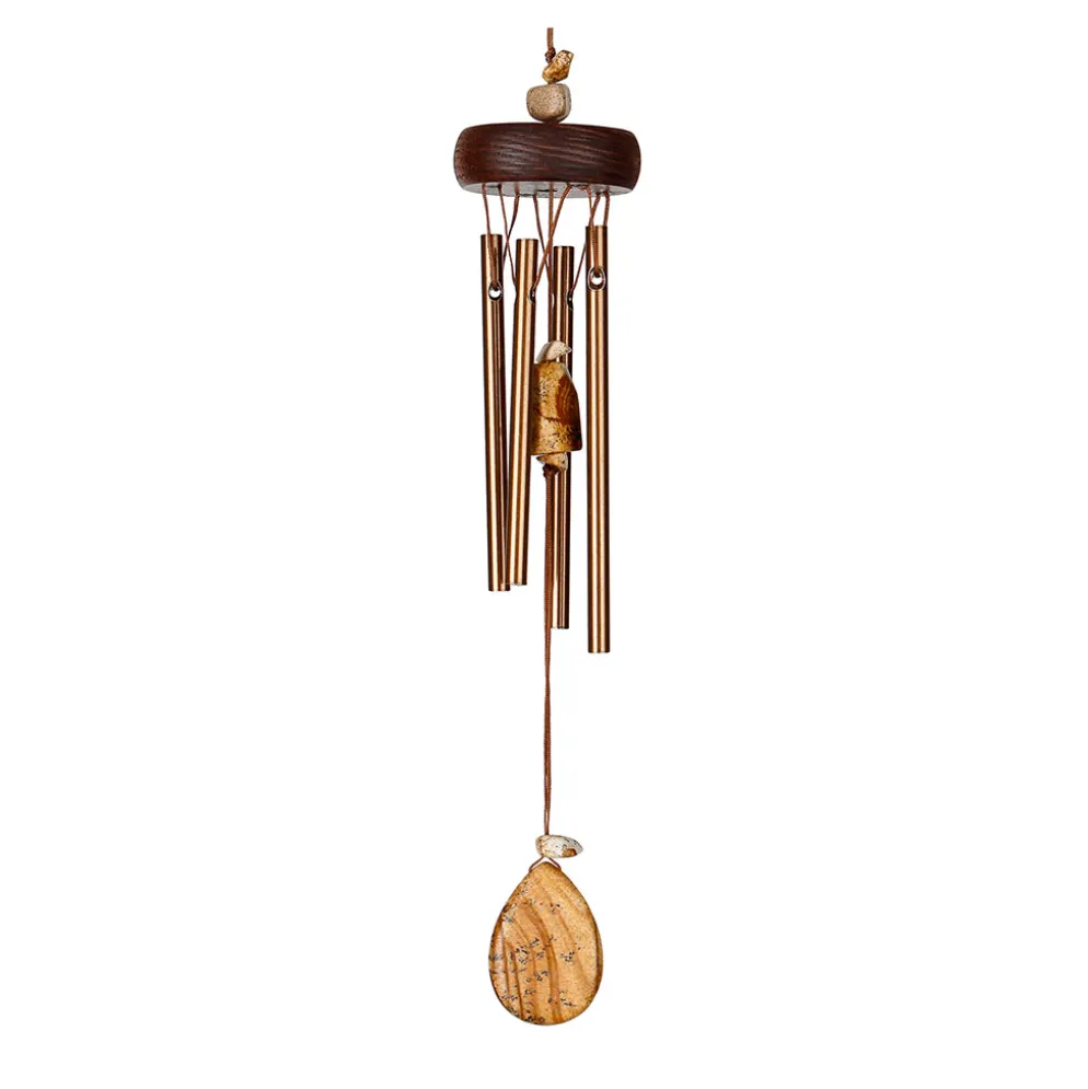 Carillon à vent jaspe de prairie h29cm