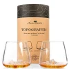 Coffret de 2 verres Grand Canyon et Mont Matterhorn - Topographic