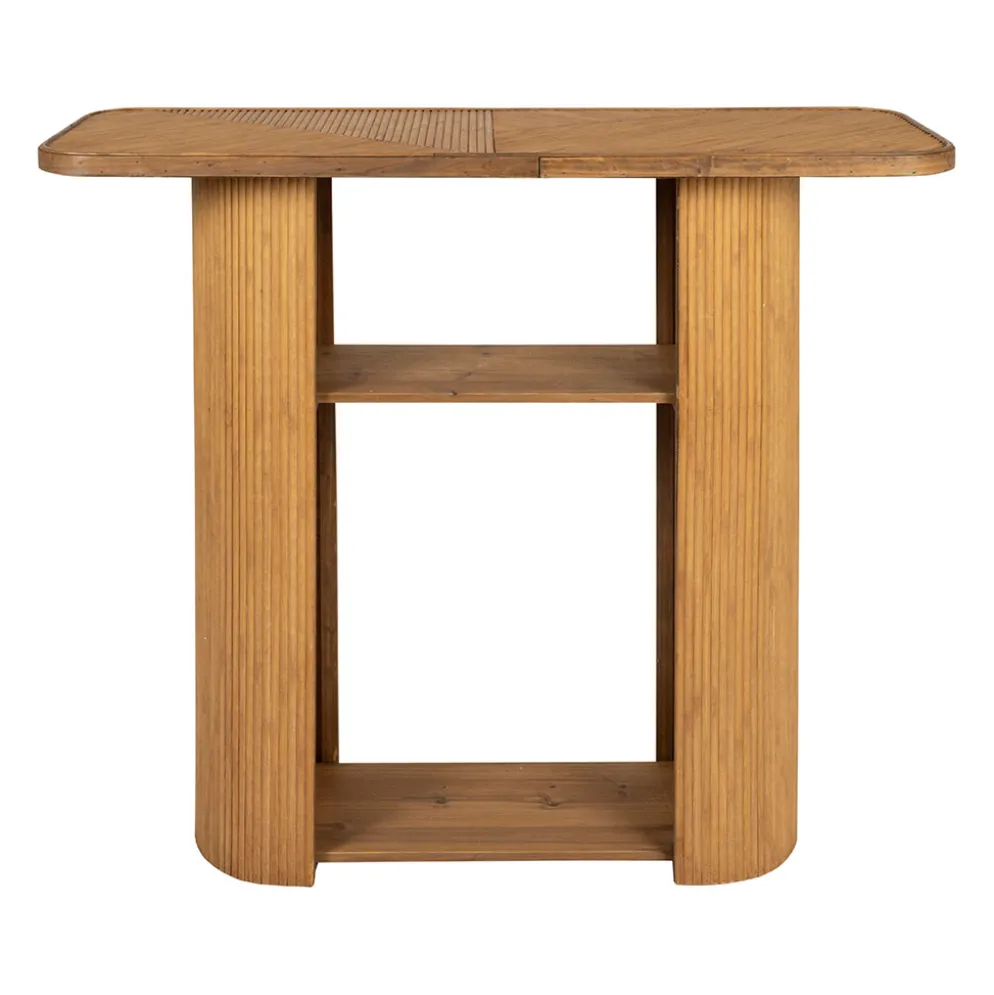Console en bambou et sapin naturel - Saori