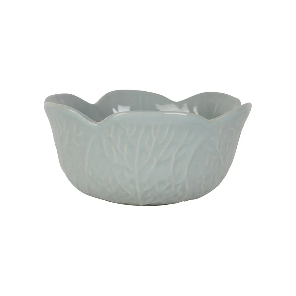 Coupelle chou en grès vert d'eau d15cm