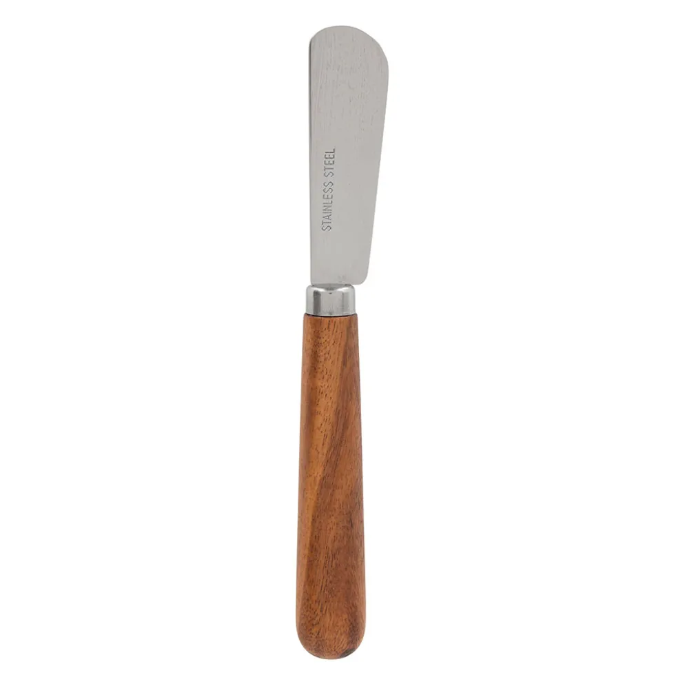 Couteau beurre en inox et bois naturel - Ablis