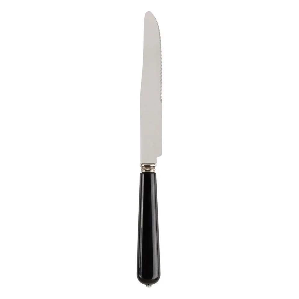 Couteau en inox noir - lucie