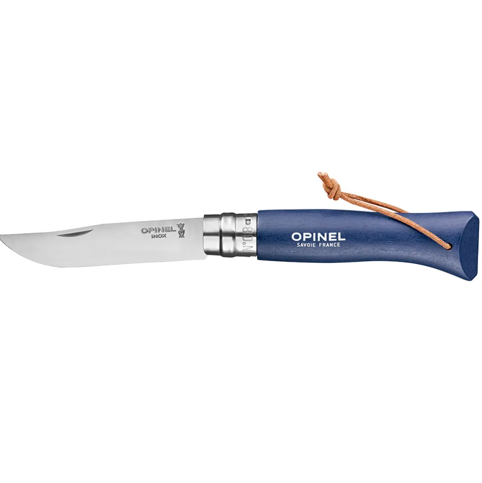 Couteau n°8 vri baroudeur bleu foncé - opinel