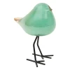 Deco moineau serin vert d eau