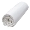 Drap housse en percale de coton blanc 160x200cm - Venezia