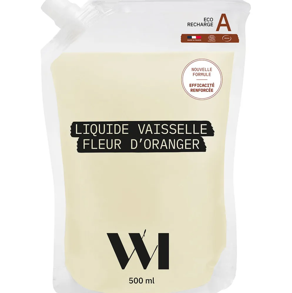 Eco-recharge liquide vaisselle fleur d'oranger 500ml