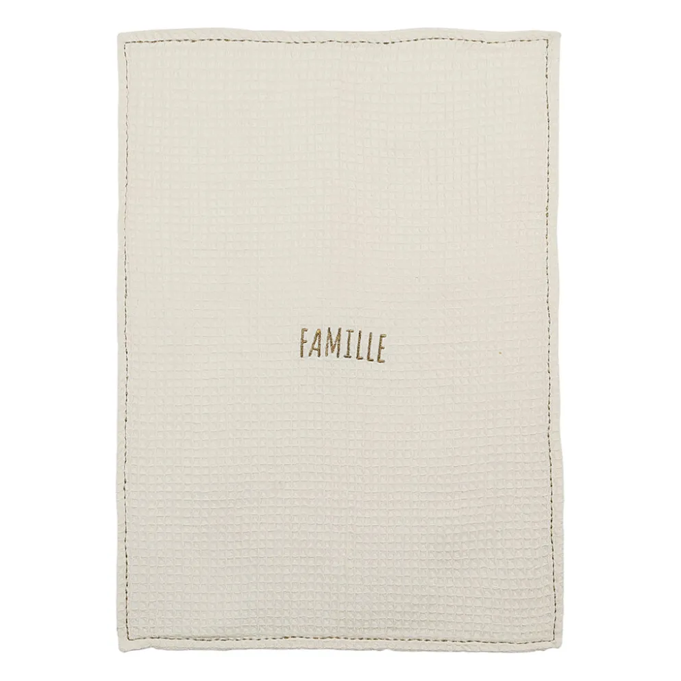 Essuie mains en coton ecru 50x70cm - Beezz