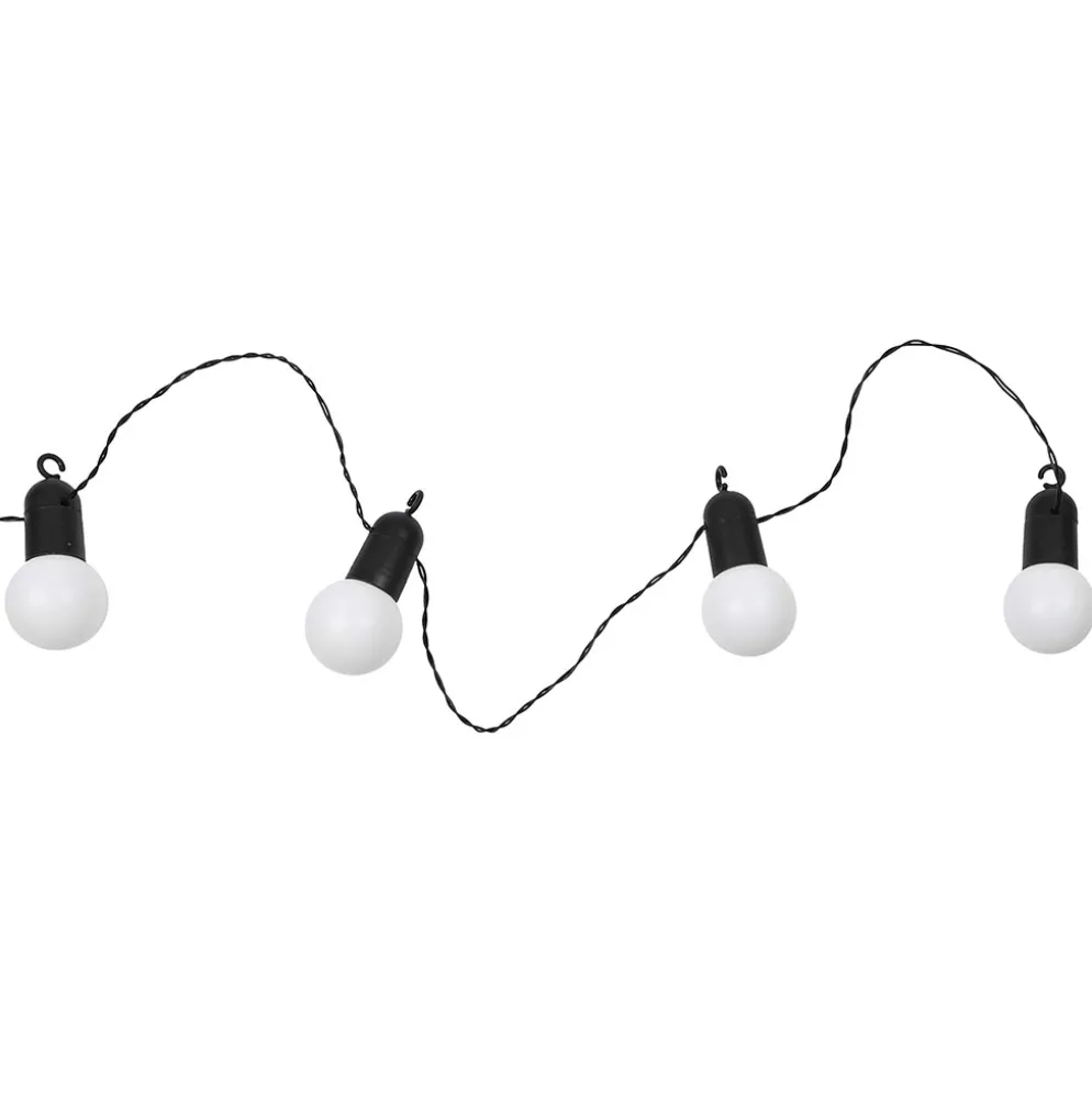 Guirlande extérieur et intérieur 20 leds câble noir 5.70m