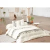 Housse de couette 240x220 cm et 2 taies d'oreiller 60x60cm berbère - Gaia