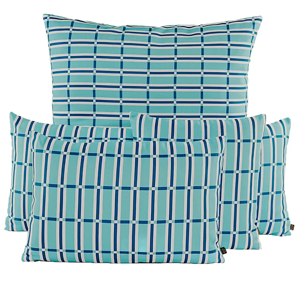 Housse de coussin d'extérieur en tissu jade 40x60cm - Madera