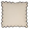 Housse de coussin en coton écru 45x45cm - Nomadea