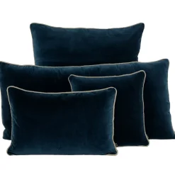 Housse de coussin en coton encre 55x110cm - Delhi