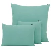 Housse de coussin en lin et coton céladon 40x60cm - Figari