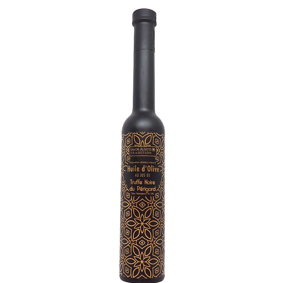 Huile d'olive jus de truffe noire