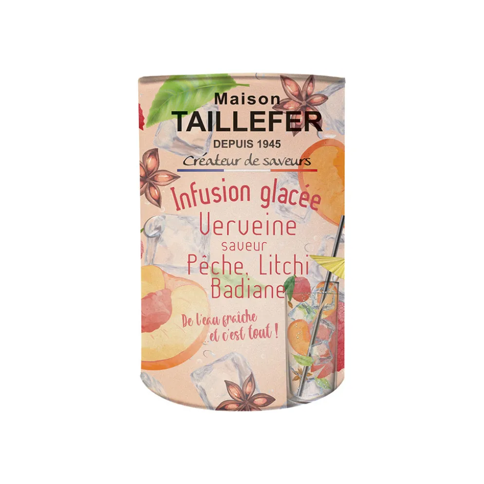 Infusion glacee verveine, badiane, saveurs pêche & litchi 40g