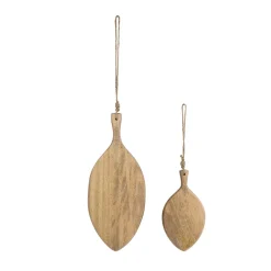 Lot de 2 planches a découper en manguier naturel - Eté A La Mer