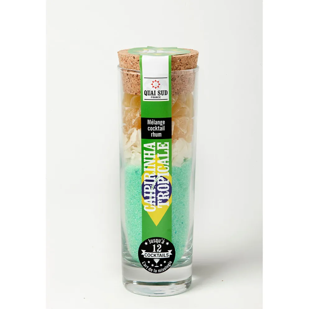 Mélange cocktail Caipirinha tropicale mangue ananas citron vert 120?g