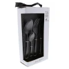 Ménagère 16 pièces en inox noir - Delta