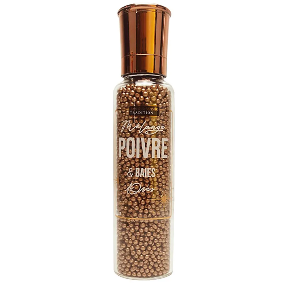 Moulin poivre et baies dorées 210gr