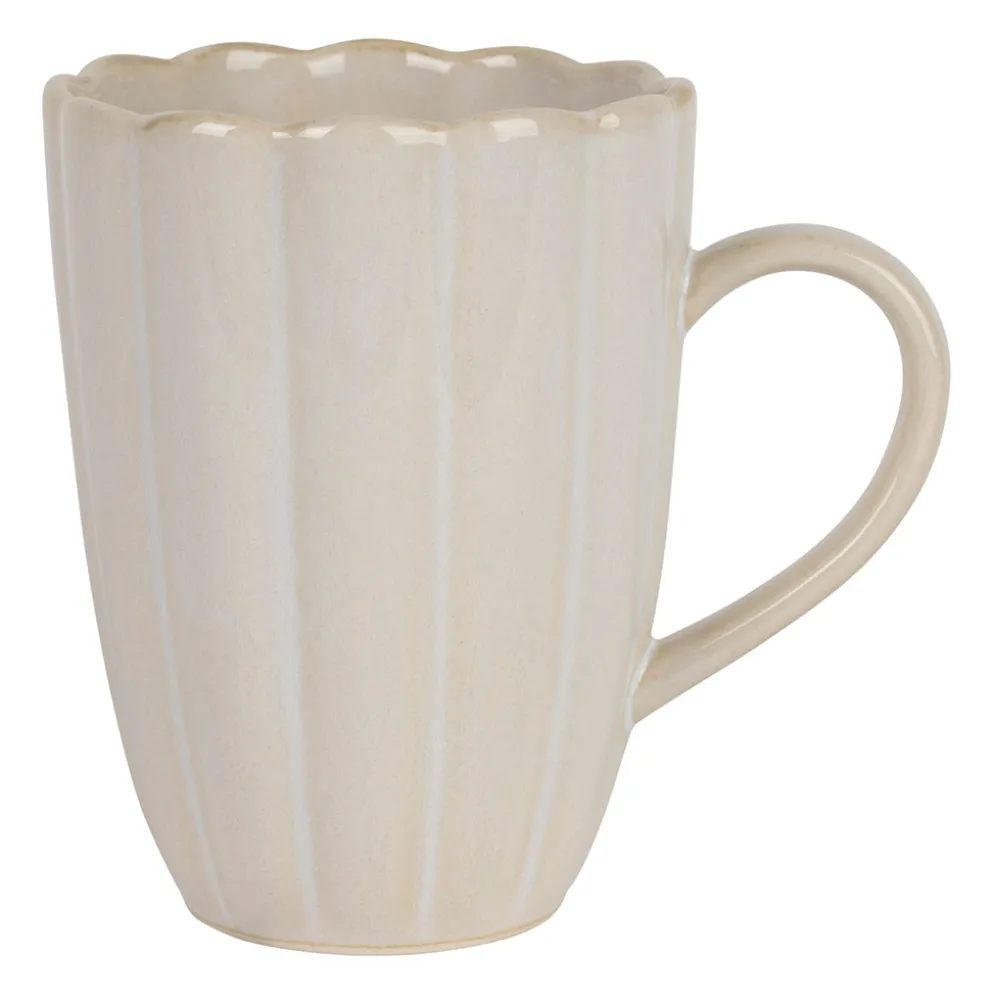 Mug en grès écru 30cl - Romancero