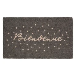 Paillasson bienvenue Gris en Coco