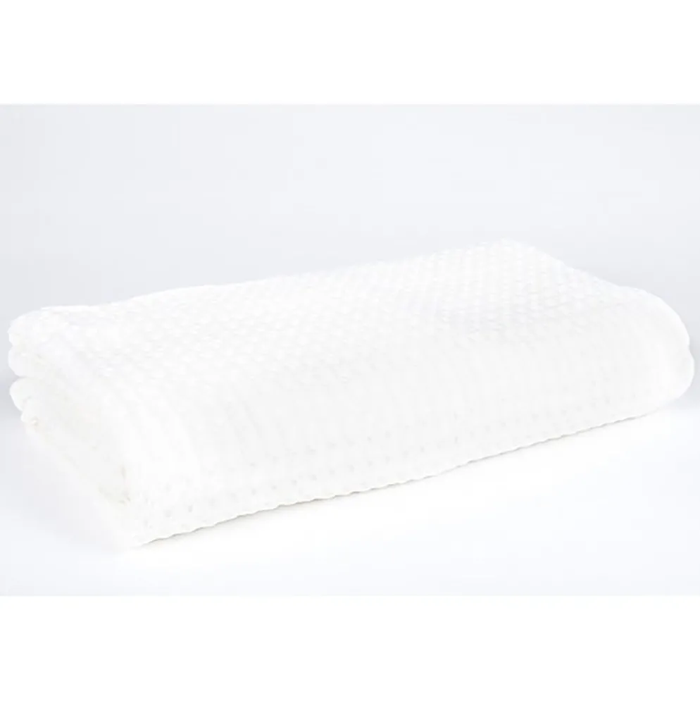 Plaid en coton craie 240x260cm - Tempo II