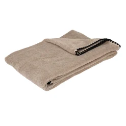 Serviette de douche en coton couleur lin 90X140cm - Issey