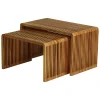 Table basse gigogne (lot de 2) en teck - Soan