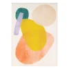 Tableau abstrait terracotta 50x70cm - Funny