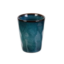 Tasse expresso en grès bleu 10cl - Au gres du temps