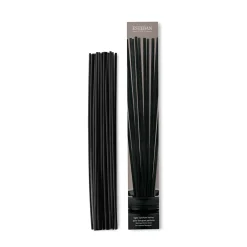 Tiges à parfum noires pour bouquet parfumé h25cm