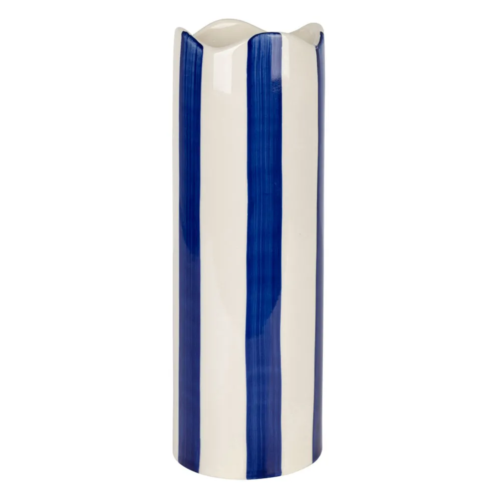 Vase en grès indigo h23.5cm - Artist