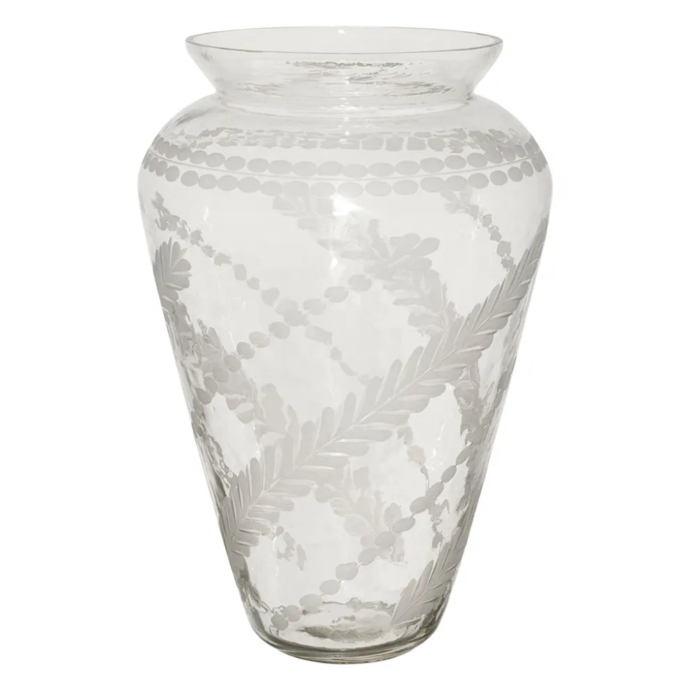 Vase en verre h32cm - Floraine