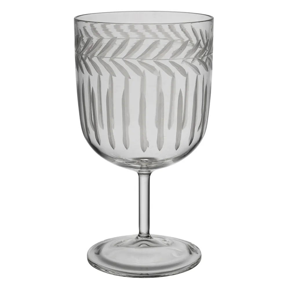 Verre à pied en verre borosilicate transparent 25cl - Azelie