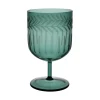 Verre à pied en verre borosilicate émeraude 20cl - Azelie